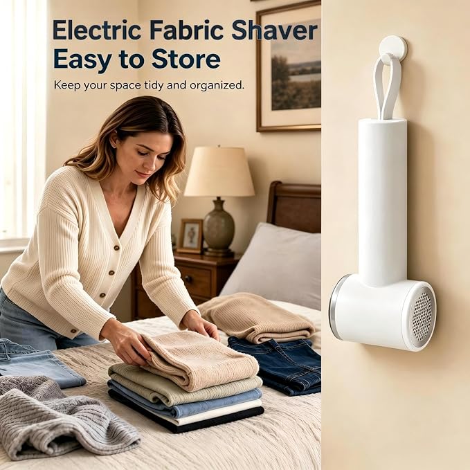 Ucitod2 in 1 Lint Remover Shaver and Lint Roller, Rechargeable Fabric Shaver | - Image 7