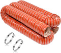 NOWBALL 1.5in Automotive Air Duct Hose, Length 3 Meter-10ft, 1.5" Silicone Flexible Cooling Ducting, 38mm High Heat Brake Exhaust Hose for Car, Garage, Dryer Air System
