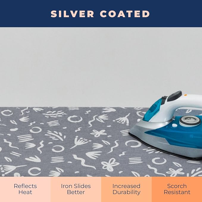 Ironing Board Cover and Pad Extra Thick Heavy Duty Padded Multiple Layers - Image 3