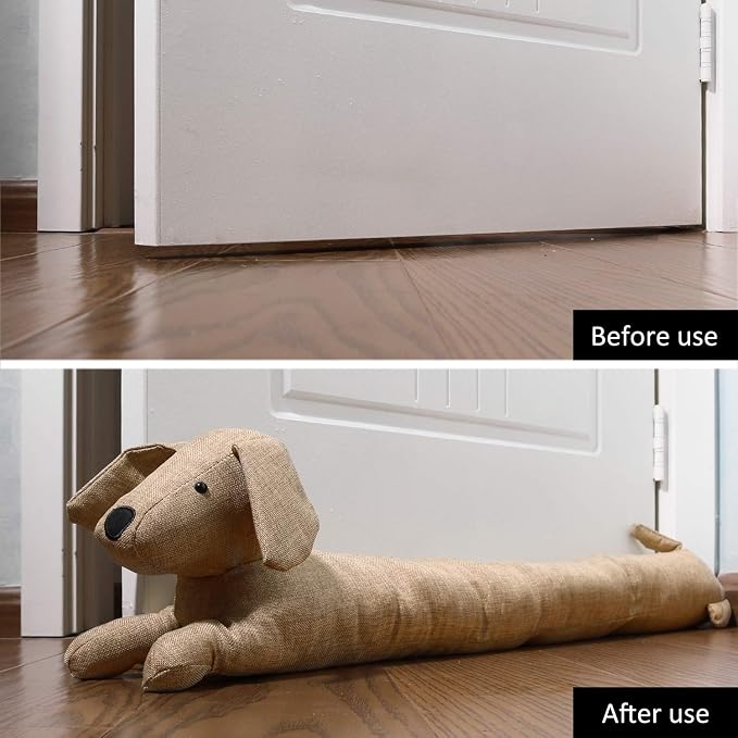 SWISSELITE 36 Inch Under Door Stopper, Decorative Door Noise Blocker | Weighted - Image 5