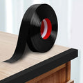 Storystore Wall Corner Protector Moulding Trim 1.6 in x 23 Ft,Peel and Stick Corner Moulding Trim, Self Adhesive Corner Guards Edge Protector for Wall Edge Corner, Countertop,Black