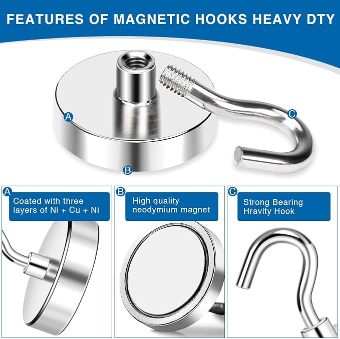 LOVIMAG Magnetic Hooks for Cruise Essentials 2026 Cabins Door 25 P - Image 4
