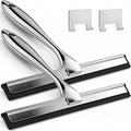 2pcs Shower Squeegee for Glass Doors by ALFLOD