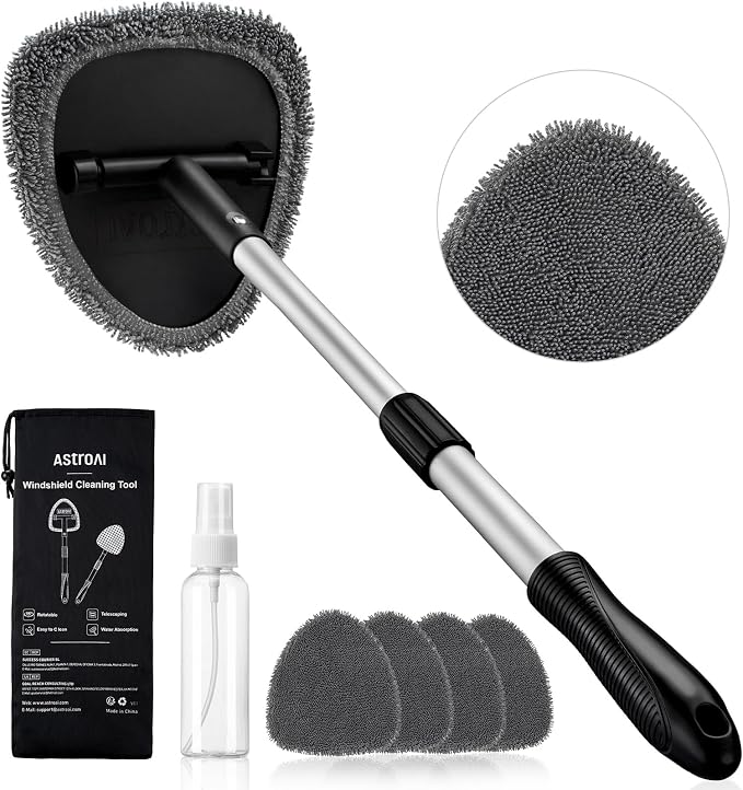 AstroAI 26" Super-Long Windshield Cleaner Tool & Car Interior Detailing Kit | by AstroAI