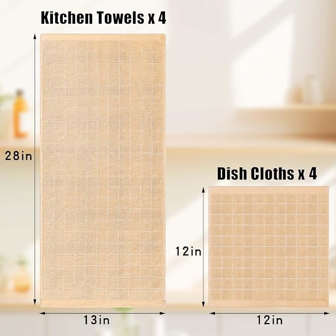 Homaxy Kitchen Towels and Dishcloths Set - Image 4