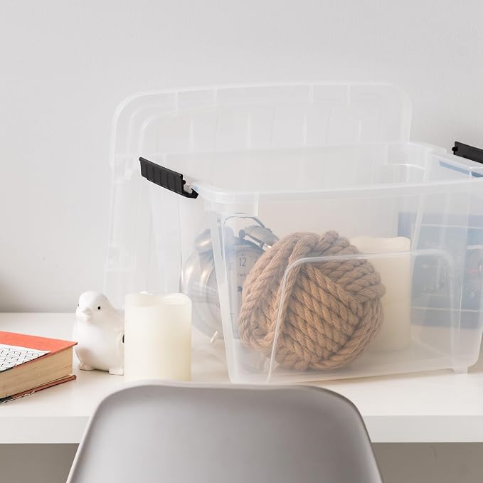 IRIS USA 6-Pack 19 Quart Storage Bins - Image 9