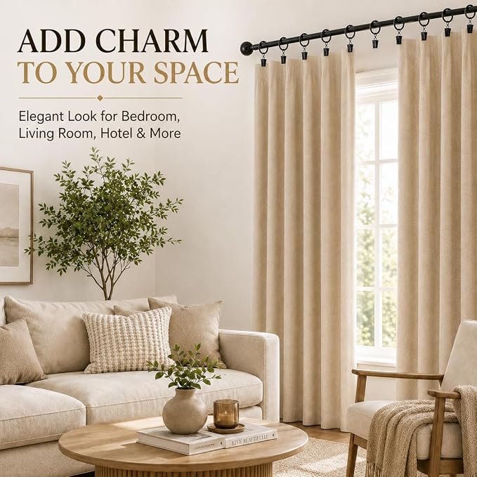 MAQIHAN 50 Pcs Curtain Rings - Image 7
