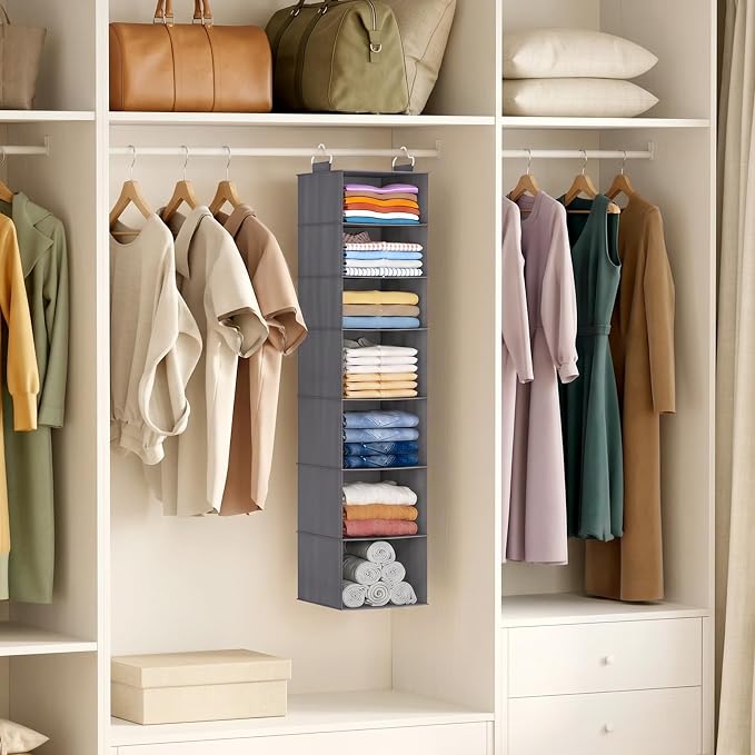 Lifewit 7 Tier Hanging Portable Closet Storage Organizer - Image 2