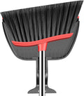 Broom and Step-on Dustpan Set, 59-in Adjustable Long Handle Broom by EZKEY