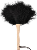 Ostrich Feather Duster 12 Inch Handheld Duster Supplies, Wooden Handle Feather by MehelloFeather