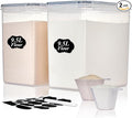 Vtopmart 9.5L Flour Sugar Storage Containers, 2 Pack, Each Fits 12.5 lb | Each by Vtopmart