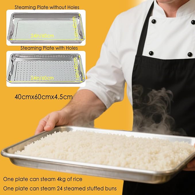 Commercial Electric Food Steamer Cabinet Stainless Steel Steam Warmer 12 Layers Steam Cooker Seafood Steam Oven Heating and Steaming Rice Steambox Multifunctional Food Steamer 110V 12KW