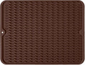 Silicone Dish Drying Mat, Non-Slip Easy Clean Sink Mat, Large Heat-resistant by MODENGKONGJIAN