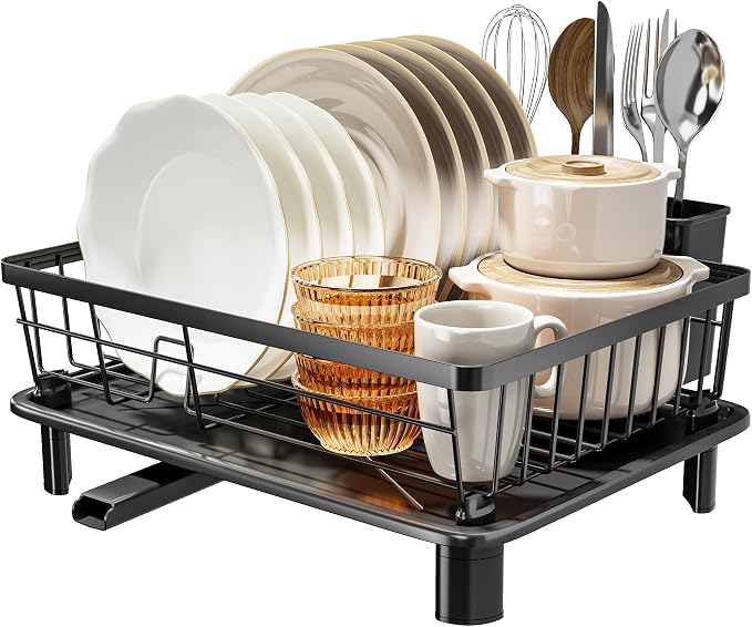 MOUKABAL Dish Drying Rack with Drainboard - Image 3