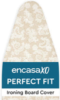Encasa XO Padded Ironing Board Cover and Pad 54"x18" Beige by EncasaXO