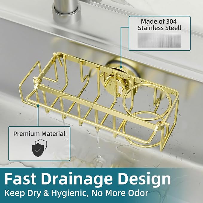 TAILI 4-in-1 Sink Caddy for Kitchen Sink - Image 4