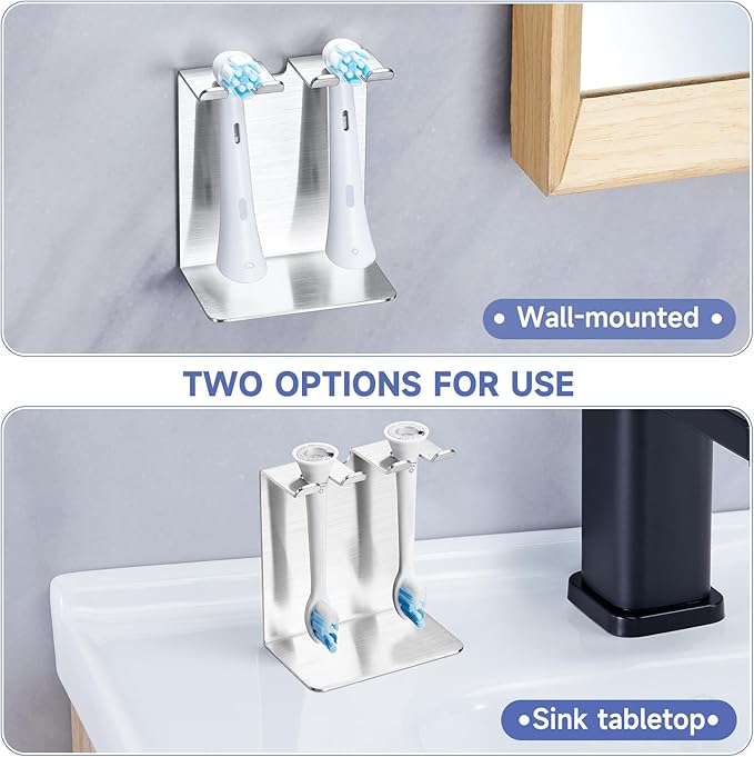 Electric Toothbrush Head Holder, Oukimly Toothbrush Holder Wall Mounted or - Image 3