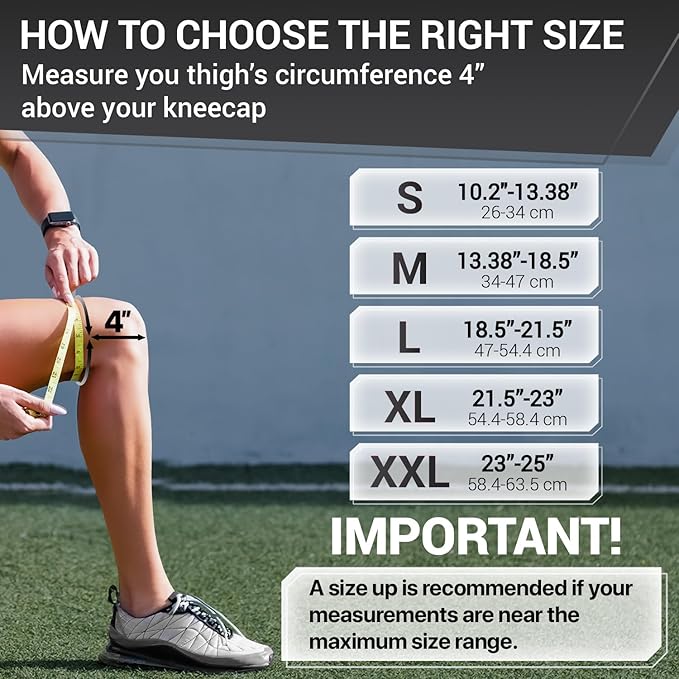 DR. BRACE ELITE Knee Brace with Side Stabilizers & Patella Gel Pads for Maximum Knee Pain Support and fast recovery for men and women-Please Check How To Size Video (XX-Large, Mercury)