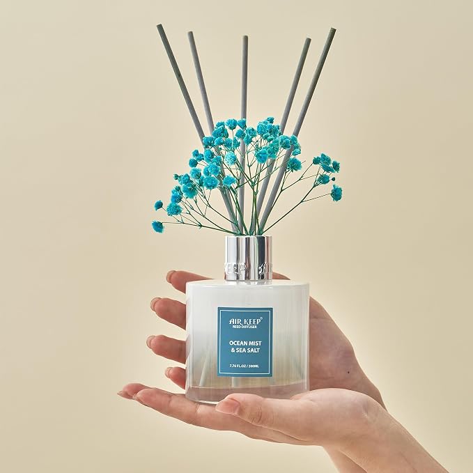 Reed Diffuser Set/Ocean Mist&Sea Salt/6.76 fl oz/1 Pack/Home & Office Decor - Image 3