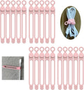 UMUST 20Pcs Silicone Cable Ties, Cable Management Cord Organizer Pink | by ELECTRONICACCESSORIES