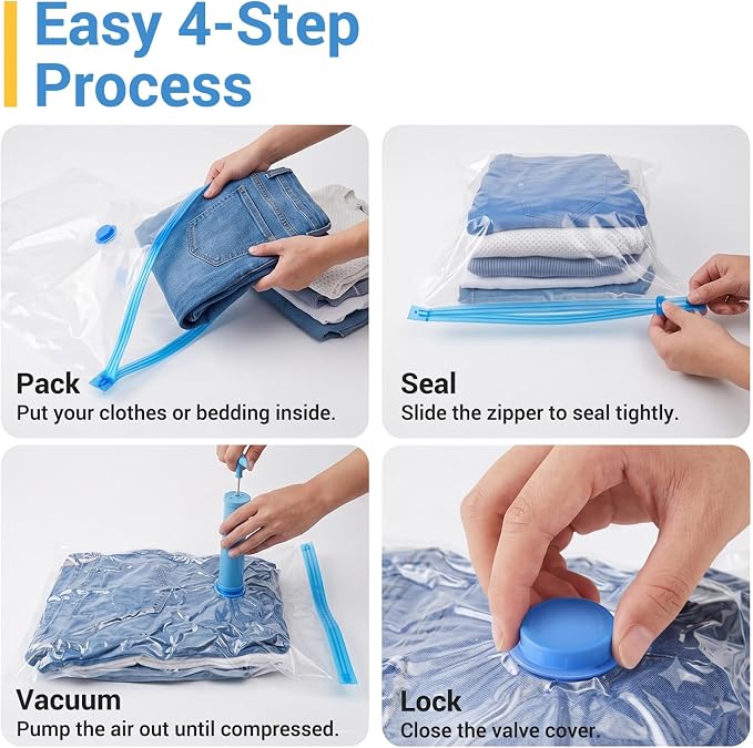 80% Space Saver Vacuum Storage Bags - Image 9