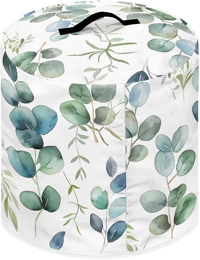 Green Leaf Dust Cover Instant Pot Heavy Duty Waterproof Dust Pressure Cooker Cover Case for Instant Pot Pressure Cooker Instant Pot Appliance Covers Pressure Cooker Size S