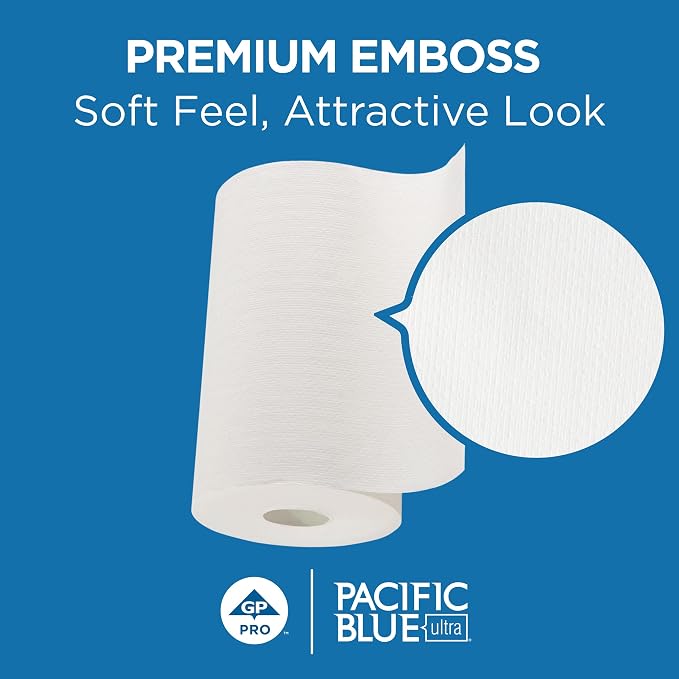 Pacific Blue Ultra by Georgia-Pacific PRO 9” Paper Towel Rolls, 400 Feet Per - Image 2
