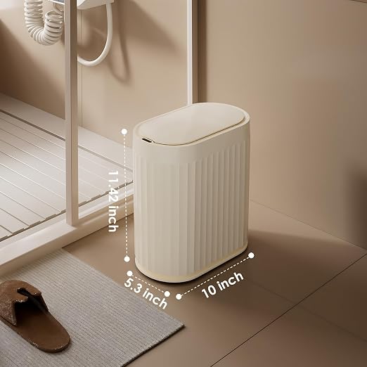 ELPHECO 2 Gallon Sensor Trash Can, Automatic Lid, Slim Garbage Can, Plastic - Image 2