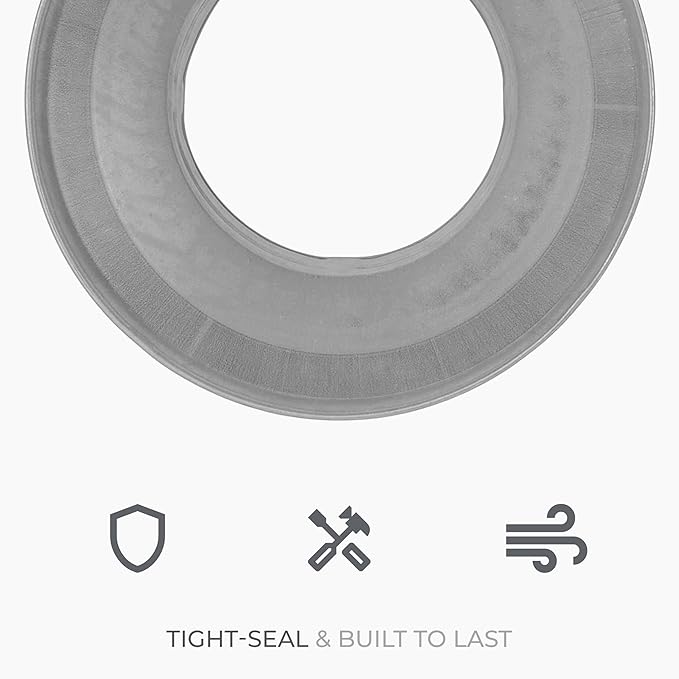 8" to 5" Inch Round Duct Reducer - Male Fit Galvanized Steel Pipe Increaser - Coupling for Round Duct Ventilation Systems - Heating & Cooling HVAC - Vent Pipe Adapter, Duct Connector