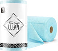 Fantasticlean Microfiber Cleaning Cloth Roll- 75 Sheets, Tear-away Microfiber by Fantasticlean