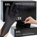 FINITEX - Black Nitrile Disposable Gloves, Powder-free, Medical Exam Latex-Free by FINITEX