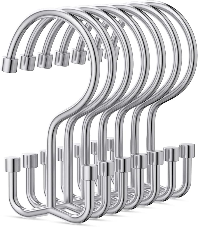 Shower Curtain Hooks, Shower Curtain Rings, Durable Rust Proof Shower Curtain by Goowin