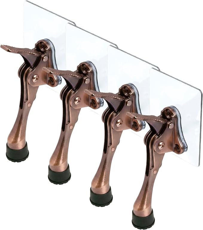 HASHI 4 Inch Kickdown Door Stopper No Drilling, Hands-Free Foot Operated Door by HASHI