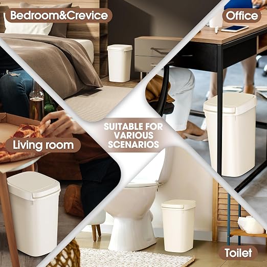 CEROELDA 3 Pack Bathroom Trash Can - Image 6
