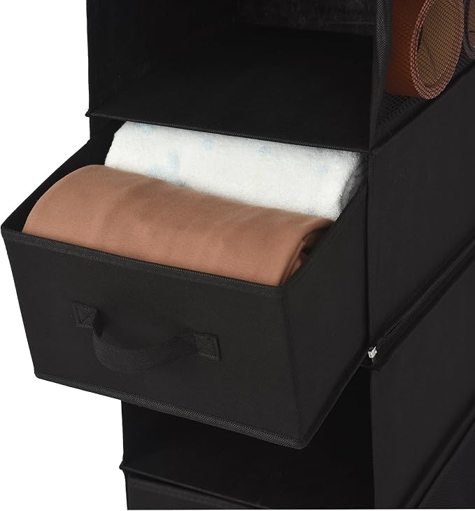 GRANNY SAYS Hanging Closet Organizer, 5 Drawers, 6 Shelves, 4 Pockets | Hanging - Image 8