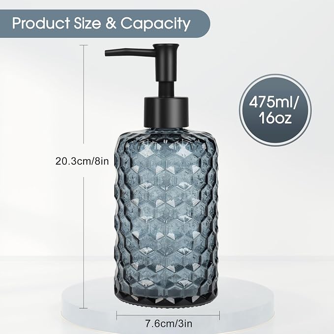 Topsky Glass Soap Dispenser - Image 4