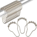 Decorative Shower Curtain Hooks, Shower Curtain Hooks Rust Proof Stainless by Amazer