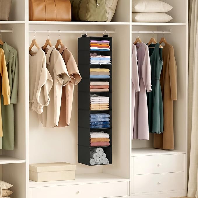 Lifewit 8 Tier Hanging Portable Closet Storage Organizer - Image 2