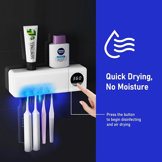 UV Toothbrush UV Light Cleaning Holder | Rechargeable Tooth Brush Smart Cleaner - Image 5