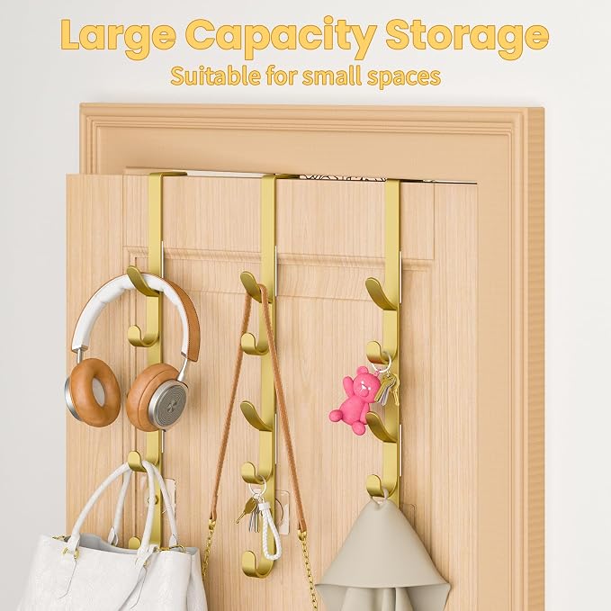 Kaiferty Over The Door Hooks, Metal Door Hooks - Image 3