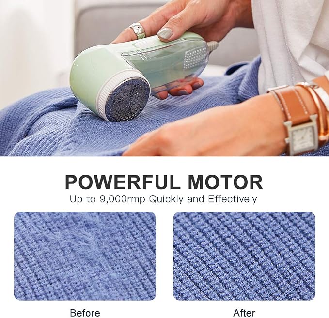 Fabric Shaver, Fuzz Balls Pills Lint Remover, AC120V Plug and Play - Image 3