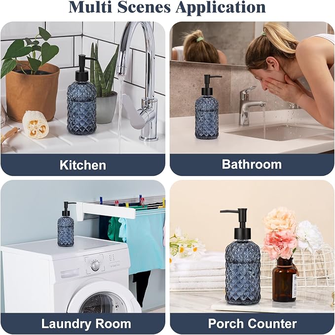13.5oz Glass Soap Dispenser - Image 4