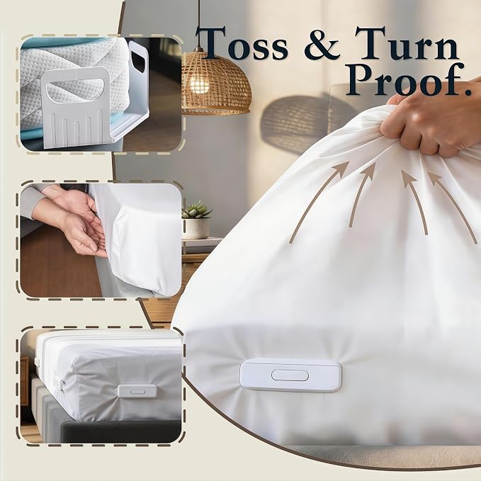 The Original Patented Fitted Sheet Holders - Image 2