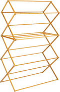 Household Essentials Bamboo Oversized Clothes Drying Folding Rack, Upscale by HouseholdEssentials