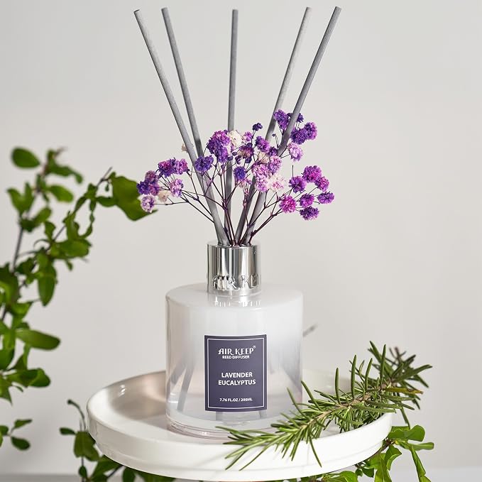 Reed Diffuser Set/Lavender Eucalyptus/6.76 fl oz/1 Pack/Home & Office Decor - Image 5