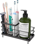 Luxspire Toothbrush Holders for Bathroom, Stainless Steel, 6 Slots, For by Luxspire