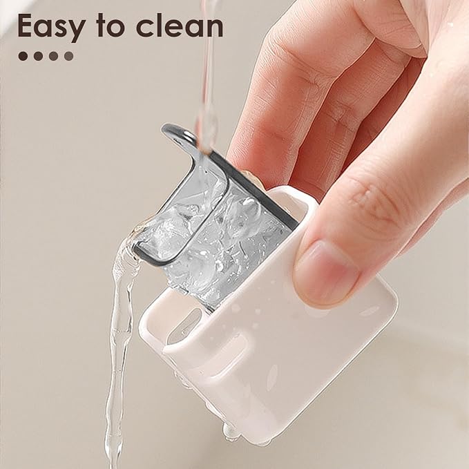 4 Pack Toothbrush Holders for Bathrooms Shower, Wall Mount Toothbrush Organizer - Image 3