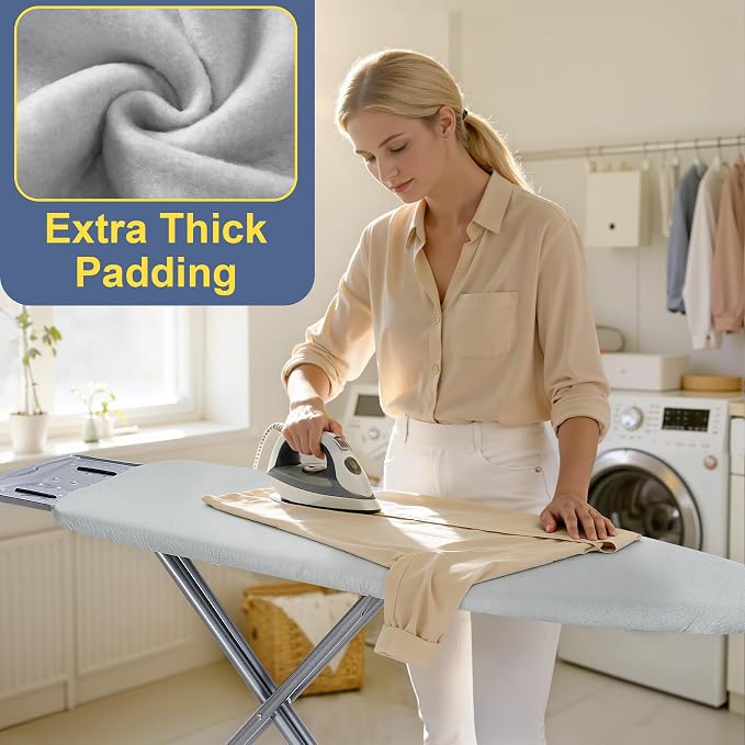 Ironing Board Cover and Pad for Standard Size 15" x 54" - Image 4