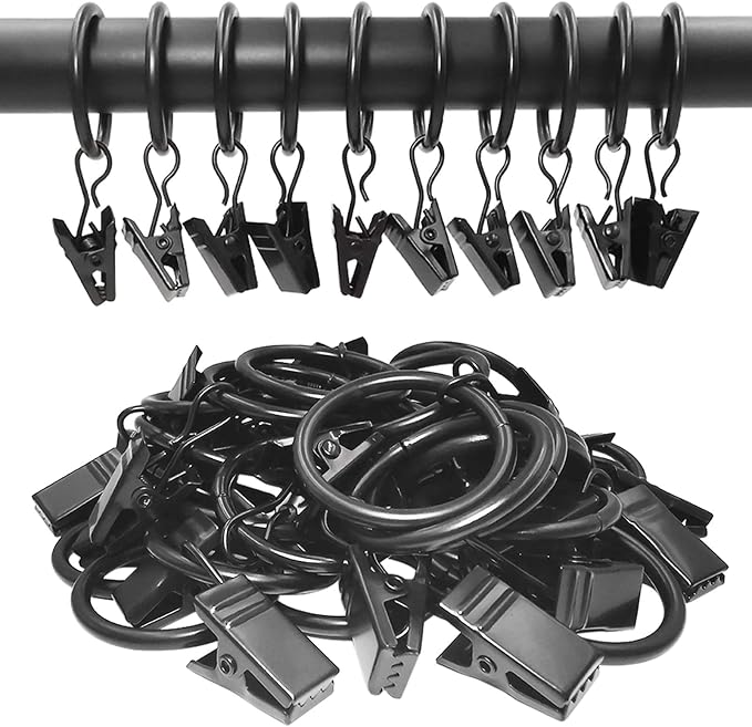 44 Pack Metal Curtain Rings - Image 4