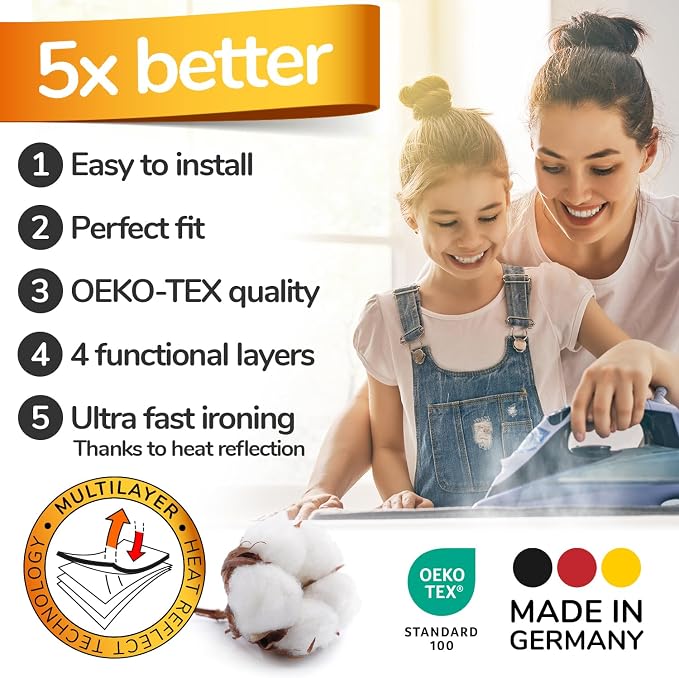 Super Soft Ironing Board Cover and Pad – 50% Faster Ironing - Image 2